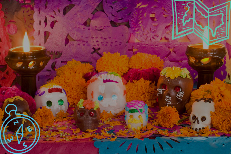 Celebración de día de muertos en Guanajuato