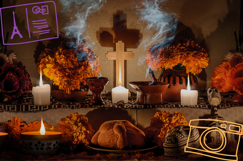 Ofrendas a los muertos: sur de México