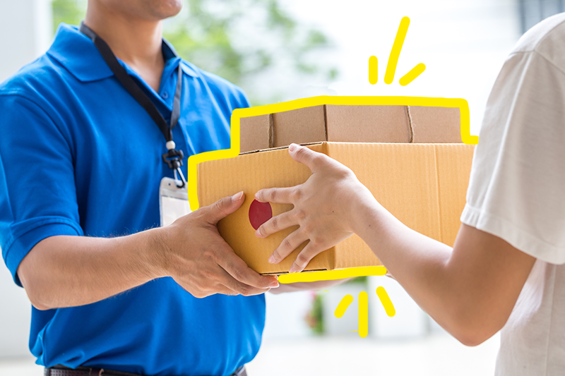 Delivery o entrega a domicilio (negocios)